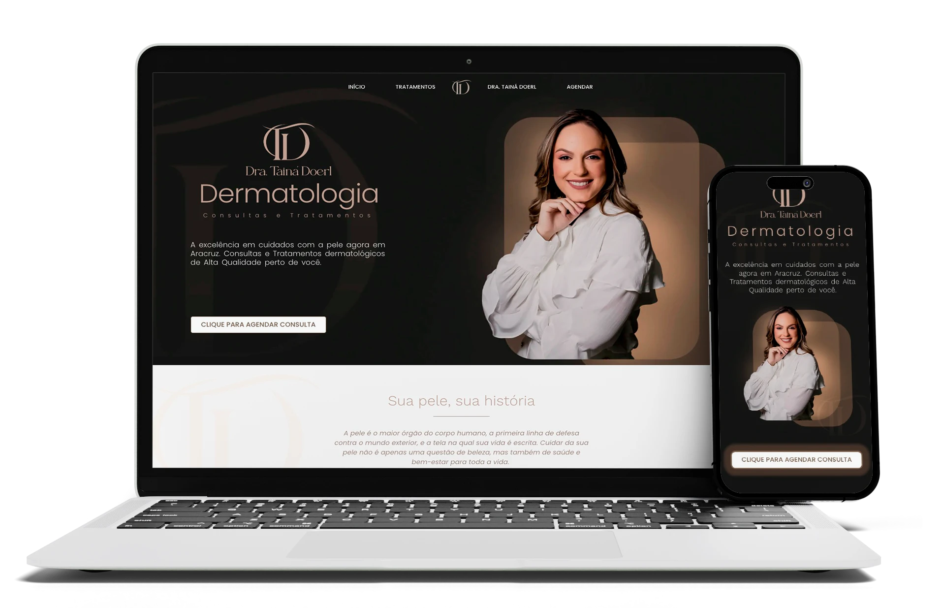 Site para dermatologista